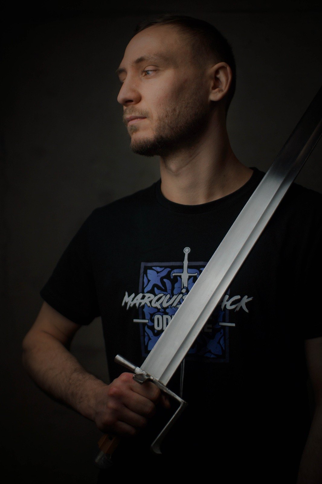 Maxence Favre en tenue de protection
